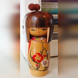 Vintage Handcrafted Wooden Kokeshi Doll